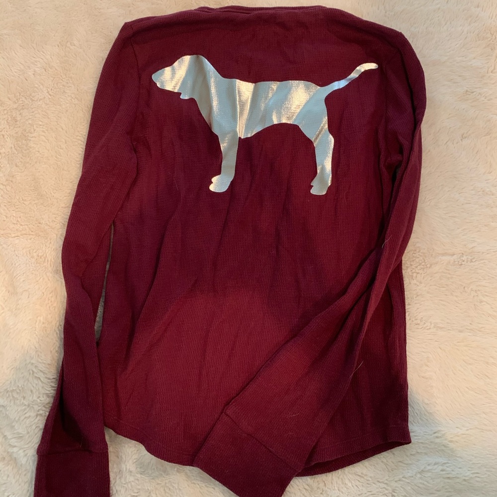 Victoria secret thermal waffle top NWT - Picture 2 of 2